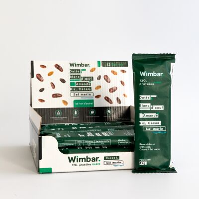 Barre Dattes Cacao - Pack de 12 - WIMBAR
