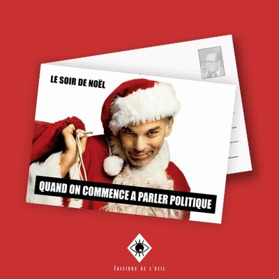 Postkarte - Böser Weihnachtsmann