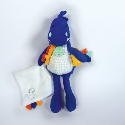 Doudou Sashou Dinosaur with Doudou - Blue