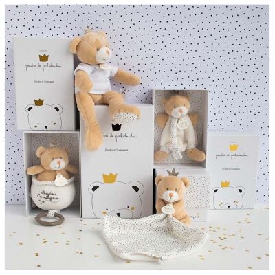 Peluche Ours Beige - Ours Petit Roi