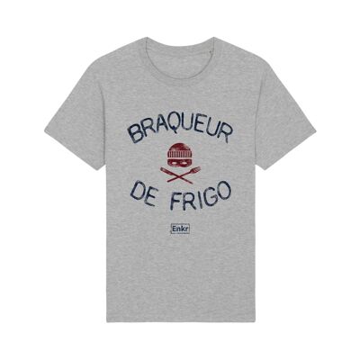 Tshirt gris chiné braqueur de frigo