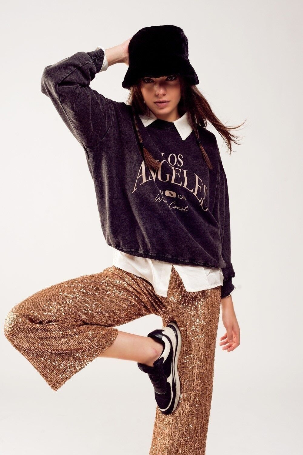 Sudore di Los Angeles in nero