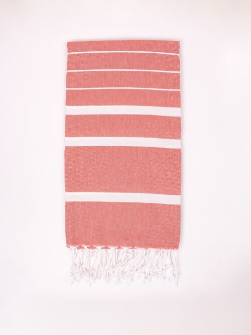 Ibiza Summer Vacation Hammam Towel, Terracotta