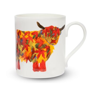 Leaf Highland Cow Pop Mug