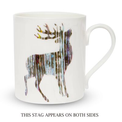 Taza Pop Ciervo Plateado