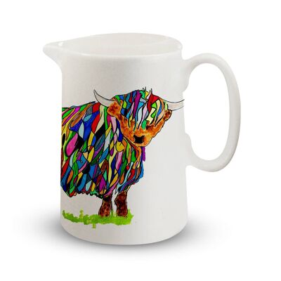 1 Pint Bright Highland Cow Krug