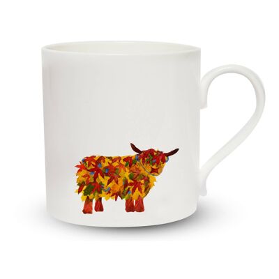Leaf Highland Cow Espresso Mug