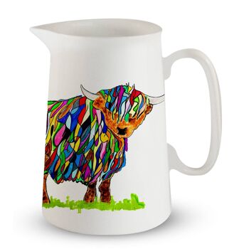 Pichet de vache Highland Bright de 2 pintes