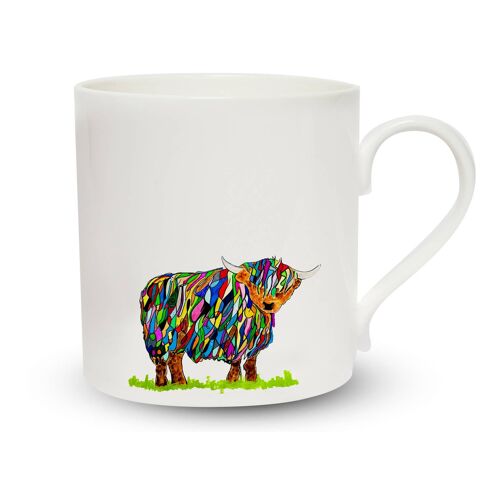 Pre Order for mid November -Bright Highland Cow Espresso Mug