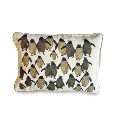 Rockhopper Penguins Rectangular Cushion