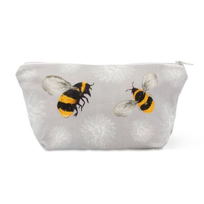 Trousse de Toilette Abeilles & Plumes Blanches