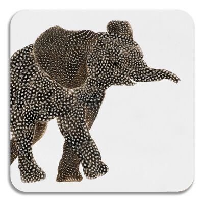 Square Elephant (Facing Right) Coaster