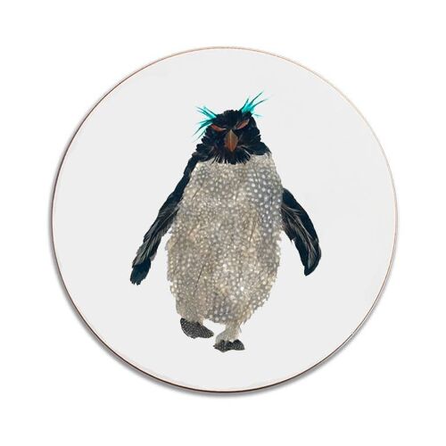 Round Turquoise Rockhopper Coaster