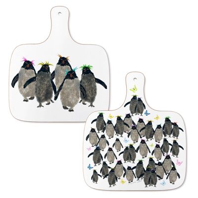 Medium Rockhopper Penguin Chopping Board