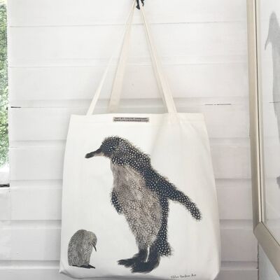 Große Pinguin- und Babytasche