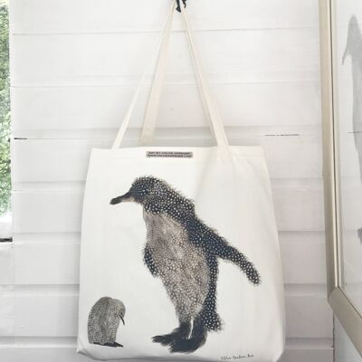 Pinguino grande e borsa per bambini