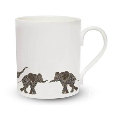 Taza de café Desfile de elefantes