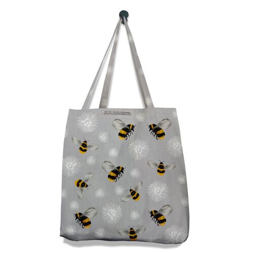 Large Bee & Feather Flower Bag