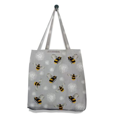 Bolsa grande de flores de abeja y plumas