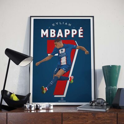 FUSSBALL | PSG Kylian Mbappé - 30 x 40 cm