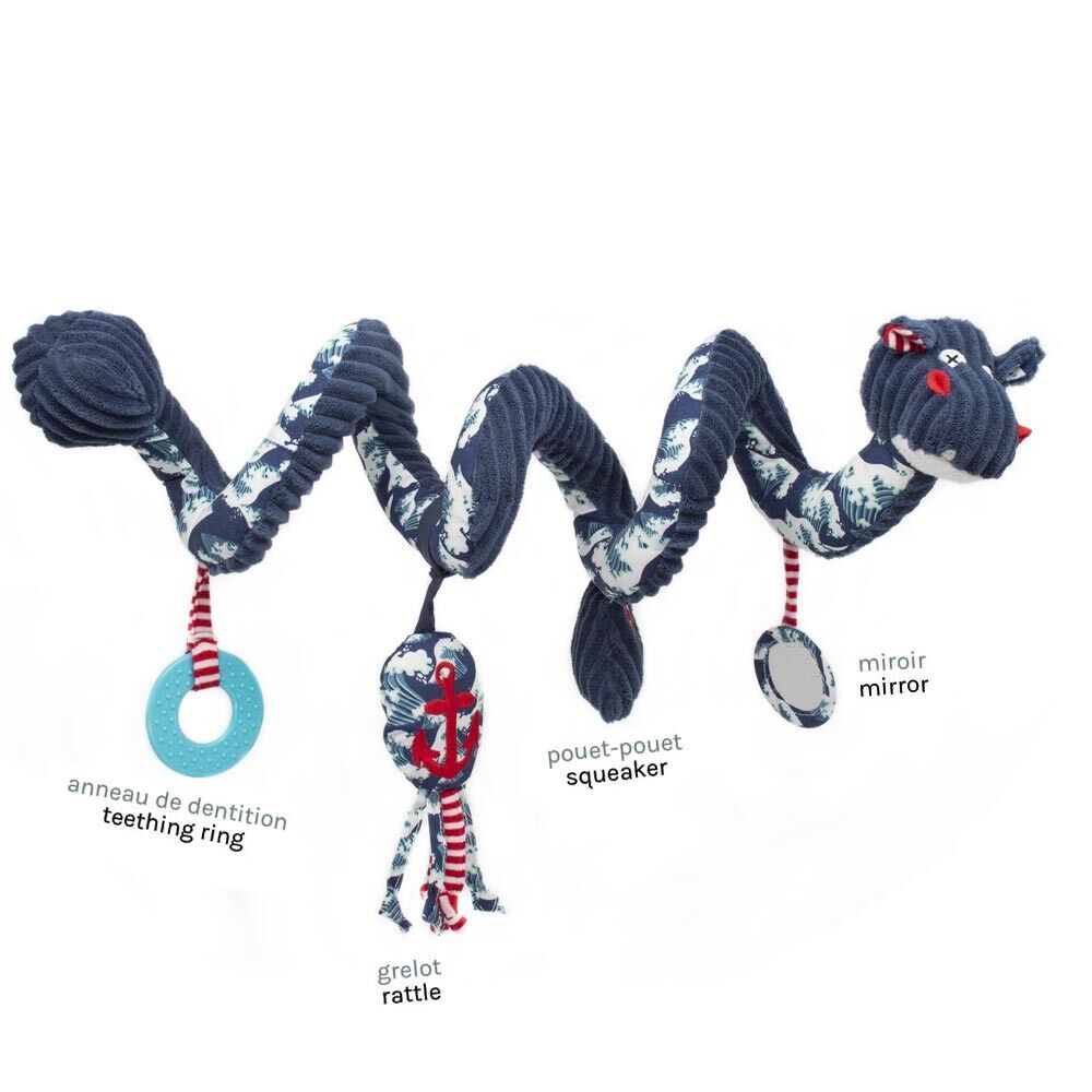 LES DEGLINGOS Hippipos Activity Spiral The Hippopotamus