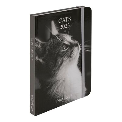 Pocket diary CATS B&W 2023