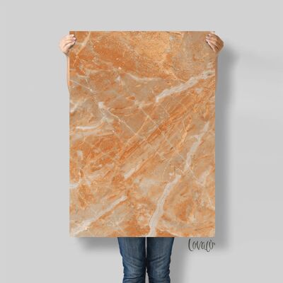 Fond de photographie marbre orange