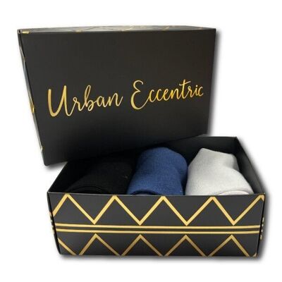 Ensemble-cadeau de chaussettes en bambou unisexe Essentials Comfort