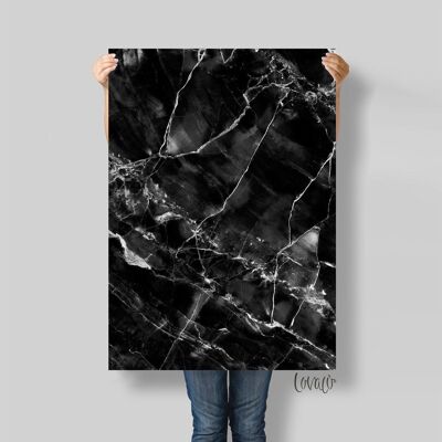 Photography Backdrop black marble