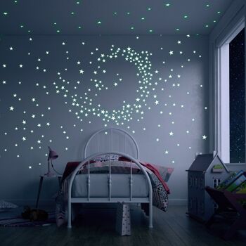 Stickers Muraux Petites Etoiles Glow