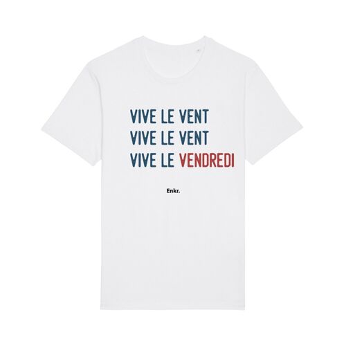Tshirt blanc vive le vendredi