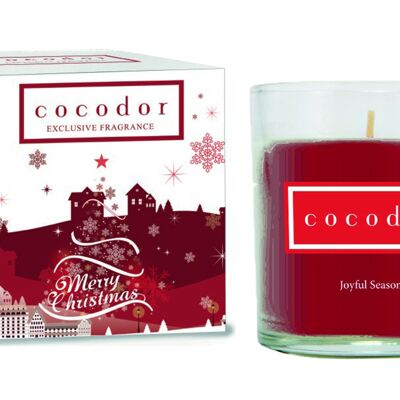 Cocodor Christmas Premium Candle 170g (PCA30463) - Joyful Season