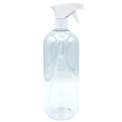 EVEREST BOTTLE - TRANSPARENT PET PLASTIC - 1L - TRIGGER