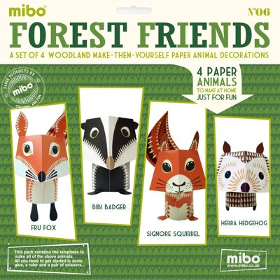 Forest Friends Papiertiere