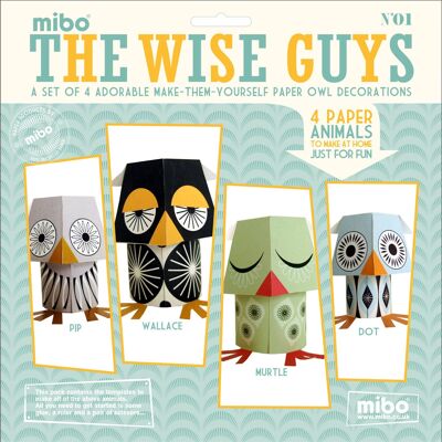 Animaux en papier The Wise Guys