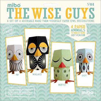 Animaux en papier The Wise Guys 1