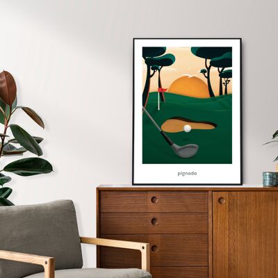 Affiche Fairway - Affiche 50x70cm