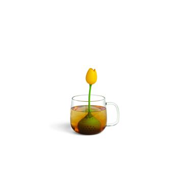 Oeuf de thé aux tulipes | jaune 7