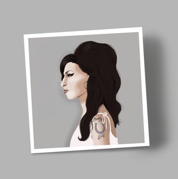 Carte de voeux Amy Winehouse