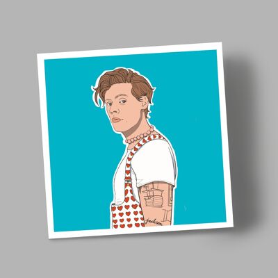 Harry Styles greetings card