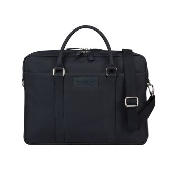 Ginza - 16” Duo Pocket Laptop Bag Recycled 
- Noir 1