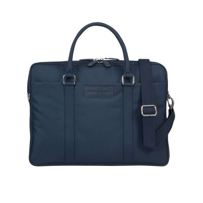 Ginza - 16” Duo Pocket Laptop Bag Recycled - Blue