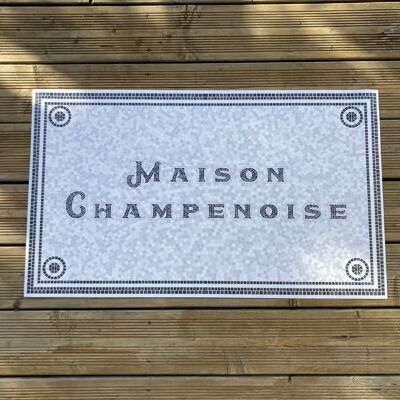 Tapis vinyle Maison Champenoise - Made in France