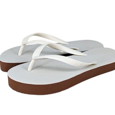 Flatform Slim Damen Tiare Flower Flip Flop