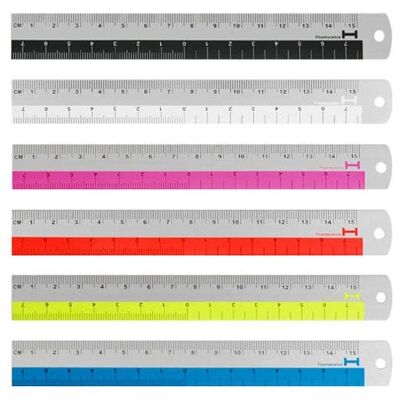 Hightide Aluminium Ruler - 15cm