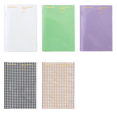 Hightide 2023 Gingham Monthly Diary B6