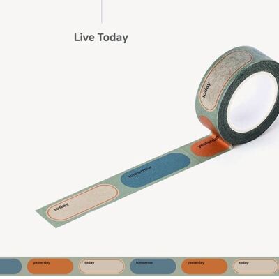 Livework Life & Pieces Masking Tape - Live Today