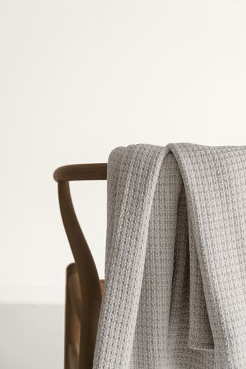 La couverture en tricot 150x210cm, 100% coton 3
