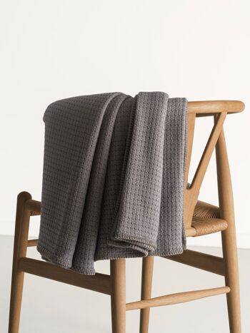 La couverture en tricot 150x210cm, 100% coton 5