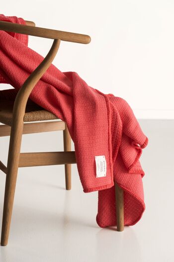 La couverture en tricot 150x210cm, 100% coton 9